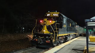 NJ Transit and CampD Action in Hackettstown and Mount Olive With NJT 4210 and 4120 12423 12823 [upl. by Gnet]