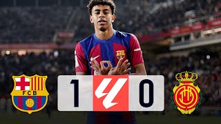 Barcelona vs Mallorca 10 La Liga 202324  MATCH REVIEW [upl. by Hendrik]