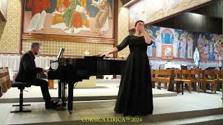 TREGAN MARCUZ Lauriane France Mezzo soprano demiefinale CORSICA LIRICA 2024 [upl. by Jegger]