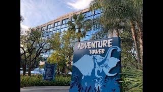 Music From Disneyland Disneyland Hotel Adventure Tower Area Music [upl. by Airyt]