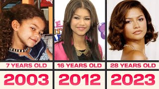 Evolution of Zendaya Age 028 19962024 [upl. by Yraunaj]