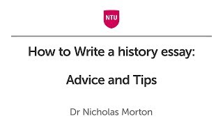 How to Write a history essay Advice and Tips [upl. by Iren]