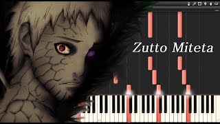 Naruto Shippūden OST  Zutto Miteta Synthesia [upl. by Cleaves]