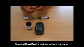 How to test your glucose using the Glucomen LX PLUS meter [upl. by Spark]