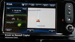 Infotainment Check des RLink im Renault Captur [upl. by Tomasz]