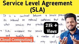 Service Level Agreement SLA in cloud computing  Lec30 [upl. by Simone]