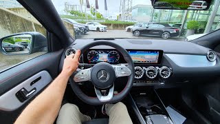 New Mercedes GLA AMG Line Test Drive Review POV 2020 [upl. by Arit]