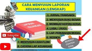 Cara Membuat Laporan Keuangan tutorialakuntansi [upl. by Gem]