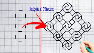 Graph Paper Design Only In 3 Minutes [upl. by Shih20]