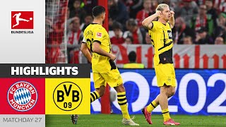 Dortmunds First Win In Munich For 10 Years  FC Bayern  Borussia Dortmund 02  Highlights  MD 27 [upl. by Rosenfeld]