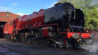 The Duchess Returns 6233 Duchess of Sutherland on Roll Out Day 9th September 2018 [upl. by Aynot]