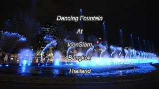 Dancing Fountain at IconSiam in Bangkok Thailand [upl. by Elson]