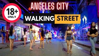 Walking Street  ANGELES CITY at Night  18 [upl. by Llirred338]