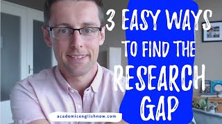 3 easy ways to identify the research gap [upl. by Rhines479]