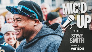 Steve Smith Sr MICD UP on the Streets of Munich Germany  Carolina Panthers [upl. by Mushro]