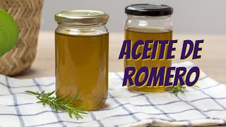 ACEITE de ROMERO para Dolores Musculares y para el Cabello 🌿 Macerado Oleato de Romero [upl. by Bergmann]