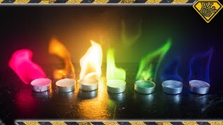 DIY Rainbow Fire The TKOR Guide On How To Make Colored Flame Easy Rainbow Fire317 [upl. by Lizned]