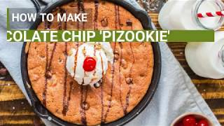 Chocolate Chip Pizookie Skillet Cookie Skillet Cookie [upl. by Enahc58]