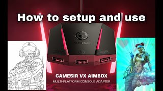 How to SETUP GameSir VX AimBox Easy setup tutorial How to use mic and headset [upl. by Michella]