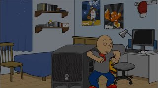 Classic Caillou Blasts Loud Music At 3 AM And Gets Grounded [upl. by Harlin]