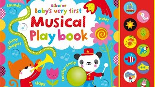 Usborne Babys very first Musical Playbook [upl. by Aihsein921]