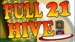 Leveling to FULL Level 21 Hive 😁 Roblox Bee Swarm Simulator [upl. by Adolpho]