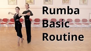 Rumba Basic Routine Membership Figures  Marts Smolko  Tina Bazykina [upl. by Oirasec71]