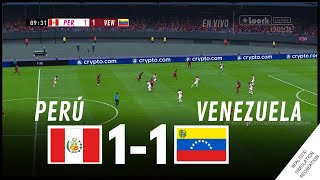 PERÚ vs VENEZUELA 11 HIGHLIGHTS • Simulación amp Recreación de Video Juego [upl. by Roeser]