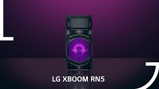 Minicomponente LG XBOOM RN5  Todo en uno para tener la mejor fiesta [upl. by Aileme]