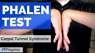 Phalen Test for Carpal Tunnel Syndrome [upl. by Christabella]