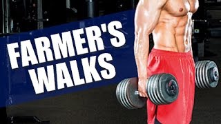 The quotFarmers Walkquot For Big Forearms amp Traps [upl. by Eiryk]