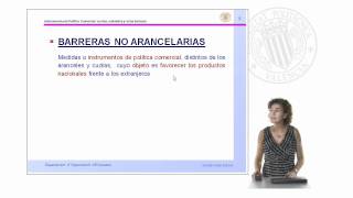 Instrumentos de Política Comercial cuotas subvenciones a la exportación y barreras no ara   UPV [upl. by Ohl608]