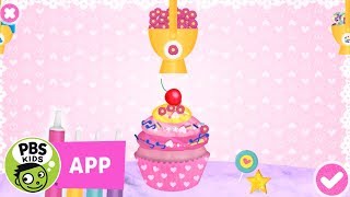 Make Cupcakes  Pinkalicious Party App  PINKALICIOUS amp PETERRIFIC [upl. by Bullock]