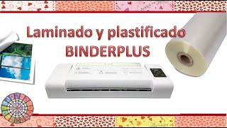 laminado y plastificado BINDERPLUS [upl. by Nyre]