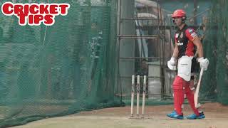 AB de villiers batting practice in nets [upl. by Evette]