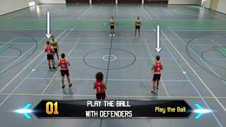 HOW TO OZTAG  QUICK PLAY THE BALL  WITH DEFENDERS  Attack [upl. by Ahsikram339]