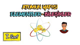 Atomun Yapısı  Saf Maddeler  7 Sınıf [upl. by Yuu293]