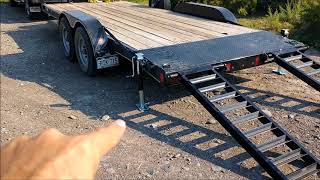 Trailer Project Part 4 trailer jacks [upl. by Seravart]