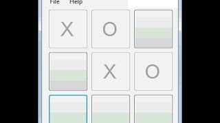 Visual Studio Winform Tic Tac Toe Tutorial Example C [upl. by Swerdna]