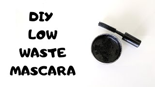 DIY Homemade Mascara Recipe Zero Waste Low Waste Mascara All Natural Ingredients [upl. by Ahsiemal]