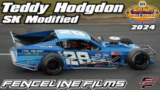 Teddy Hodgdon SK Modified Stafford Speedway Fall Final 2024 [upl. by Burra]