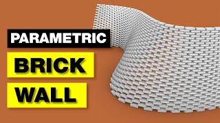 Grasshopper Tutorial  Parametric Brick Wall [upl. by Annam]