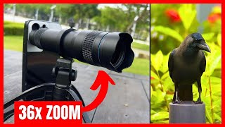 Apexel 36x Telephoto  How to get More Stable Shot [upl. by Atlas]