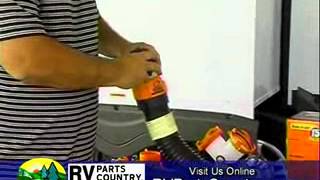 RV Parts Country Sewer Hose Rhino Flex Demonstration [upl. by Aihsotal504]