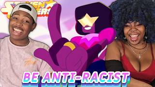 GARNET SAYS DONT BE RACIST Steven Universe AntiRacism PSA amp Bumpers REACTION [upl. by Isle956]