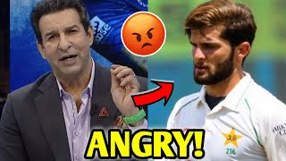 Wasim Akram ANGRY on Pakistan amp Shaheen Afridi for this😡 Wasim Akram PAK vs AUS News Facts [upl. by Ehtylb]