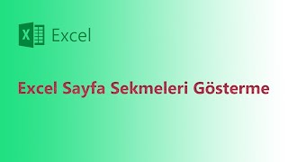 Excel Sayfa Sekmeleri Gizleme ve Gösterme [upl. by Emmie85]