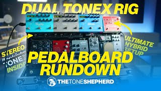 Stereo TONEX Pedal Hybrid Rig ⚡️⚡️ Worship Pedalboard Rundown 2023 [upl. by Nabi]