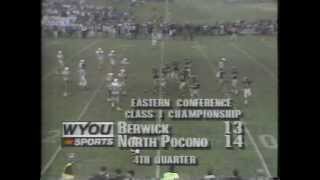 1991 Eastern Conference Final  Berwick Bulldogs Vs North Pocono Trojans [upl. by Ahsatin]