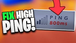 How To Fix HIGH PING in Roblox NO LAG [upl. by Quinton]